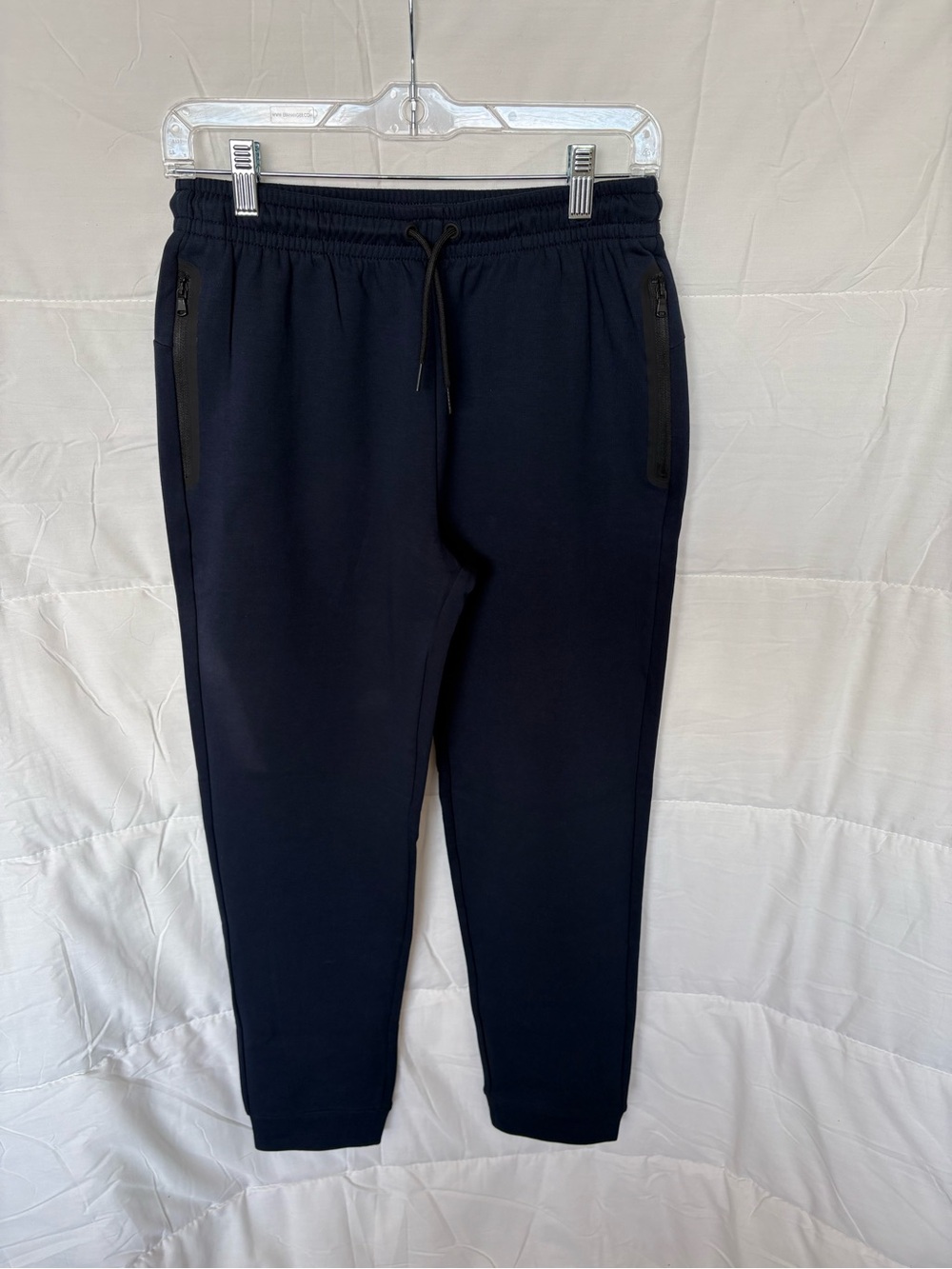 Old Navy Boys Navy Blue Joggers with Zip Pockets